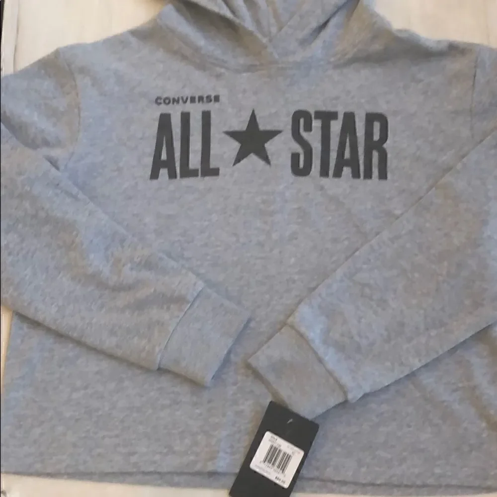 NWT Converse girls hooded sweatshirt size XL